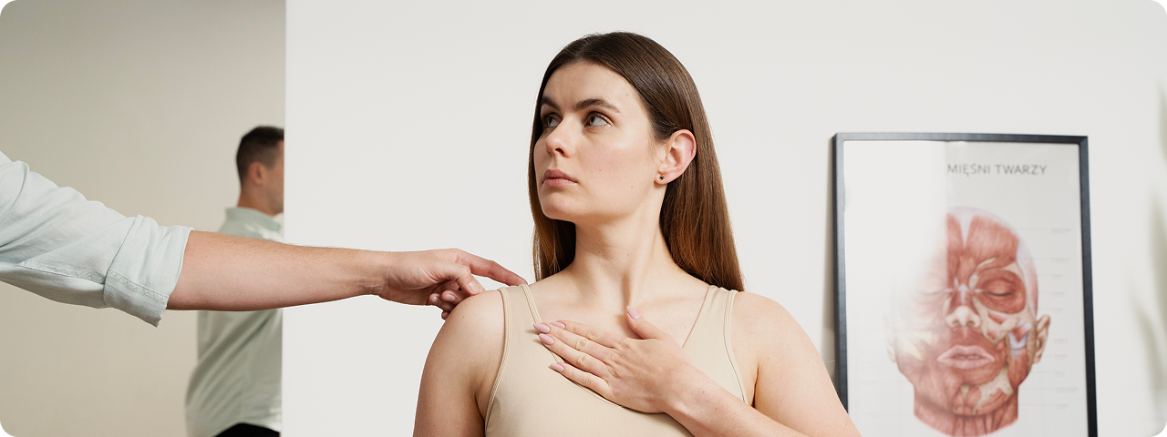 Osteopath treating a patient